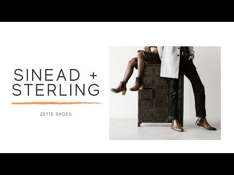 'Sterling' men's vegan Chelsea by Zette Shoes - cognac