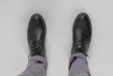 'Robert' vegan men's lace-up boots by Ahimsa - black - Vegan Style