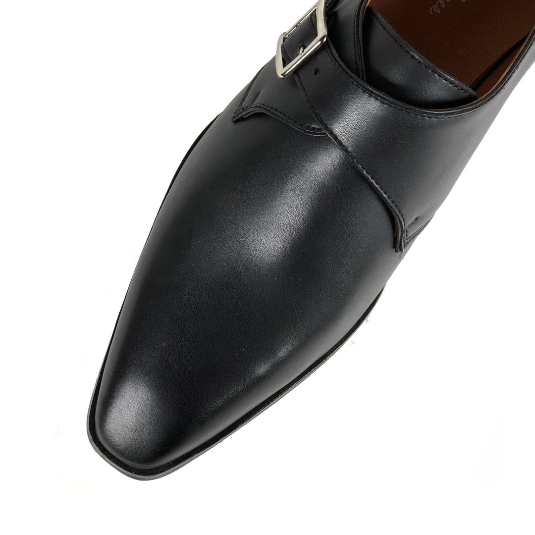 'Pierre' - vegan monk shoe in black by Zette Shoes - Vegan Style