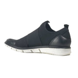 'Caspar' - men's vegan sneaker by Zette Shoes - black with white sole - Vegan Style